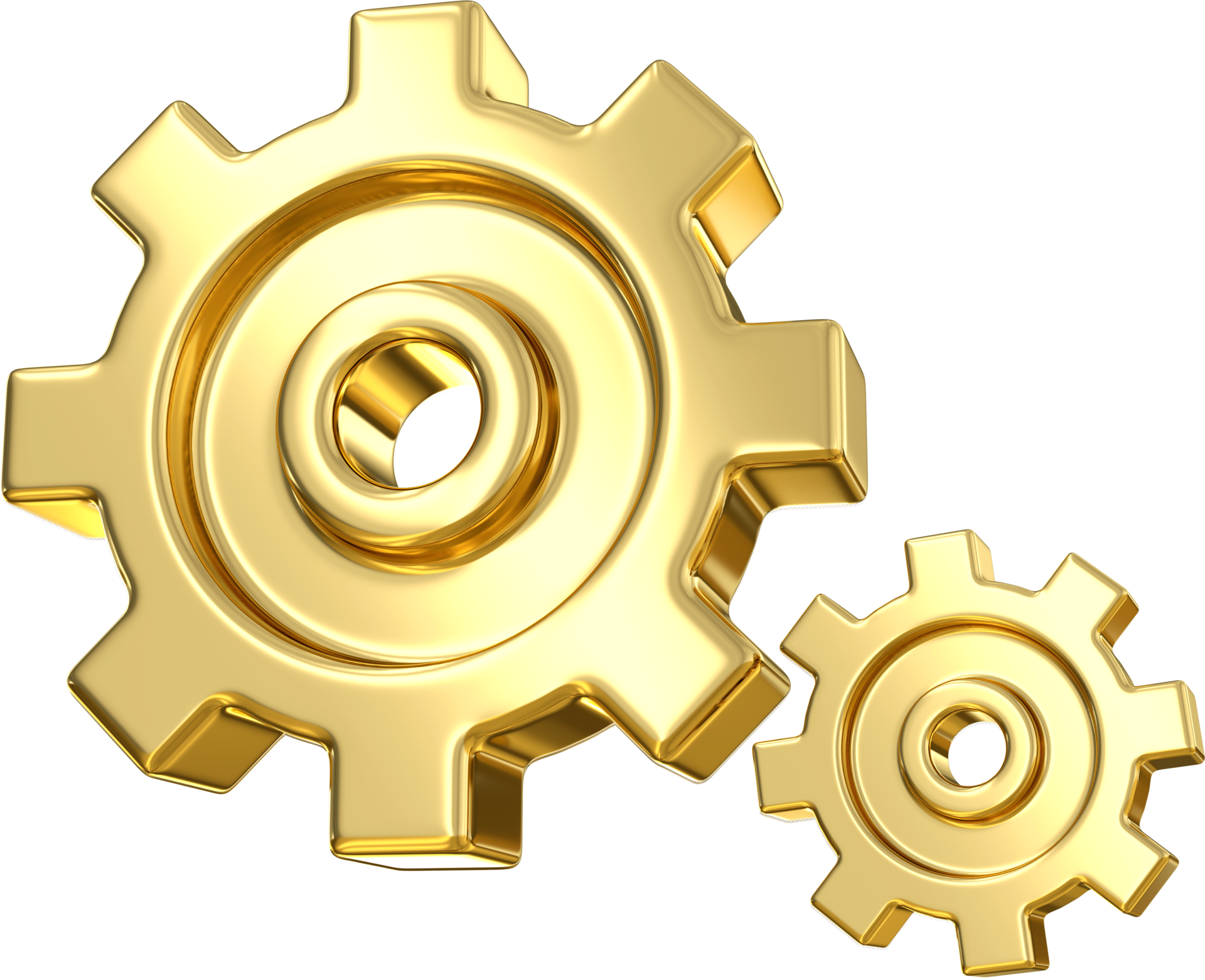 abstrakte Industriedesign mit einem Metall-Zahnrad-logo