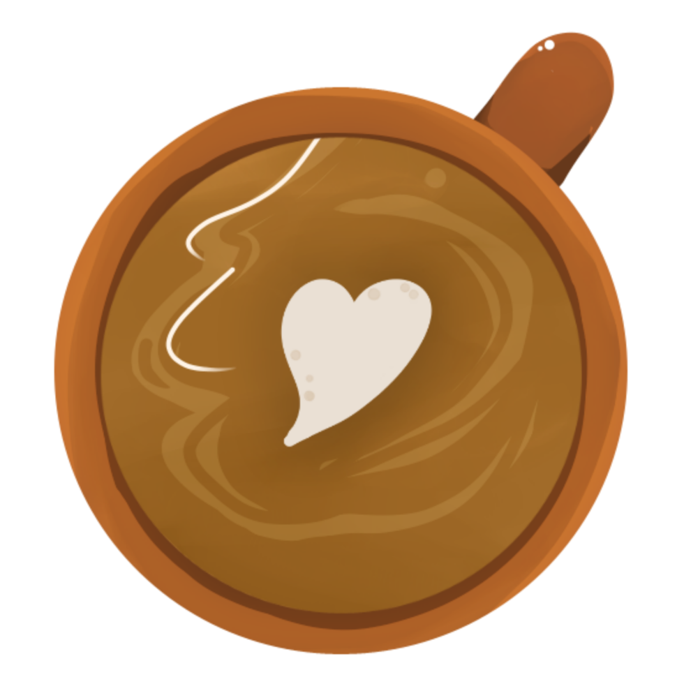 A Cup of Aesthetic Coffee png