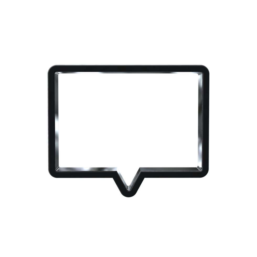 Realistic Frame 3D Rendering png