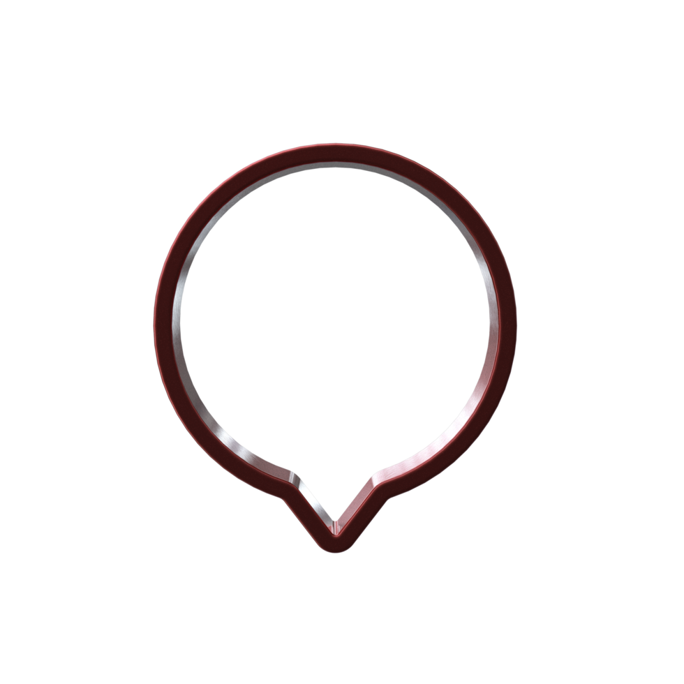 Realistic Frame 3D Rendering png