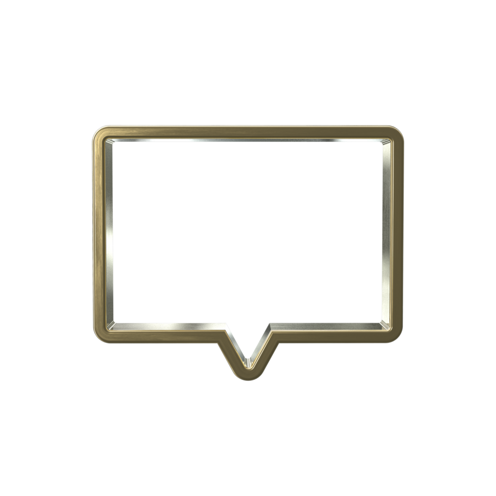Realistic Frame 3D Rendering png