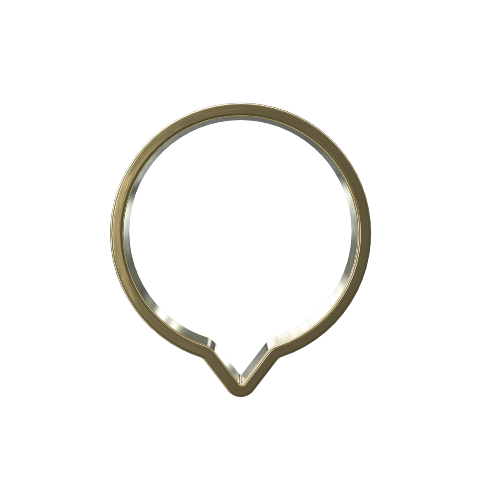 Realistic Frame 3D Rendering png