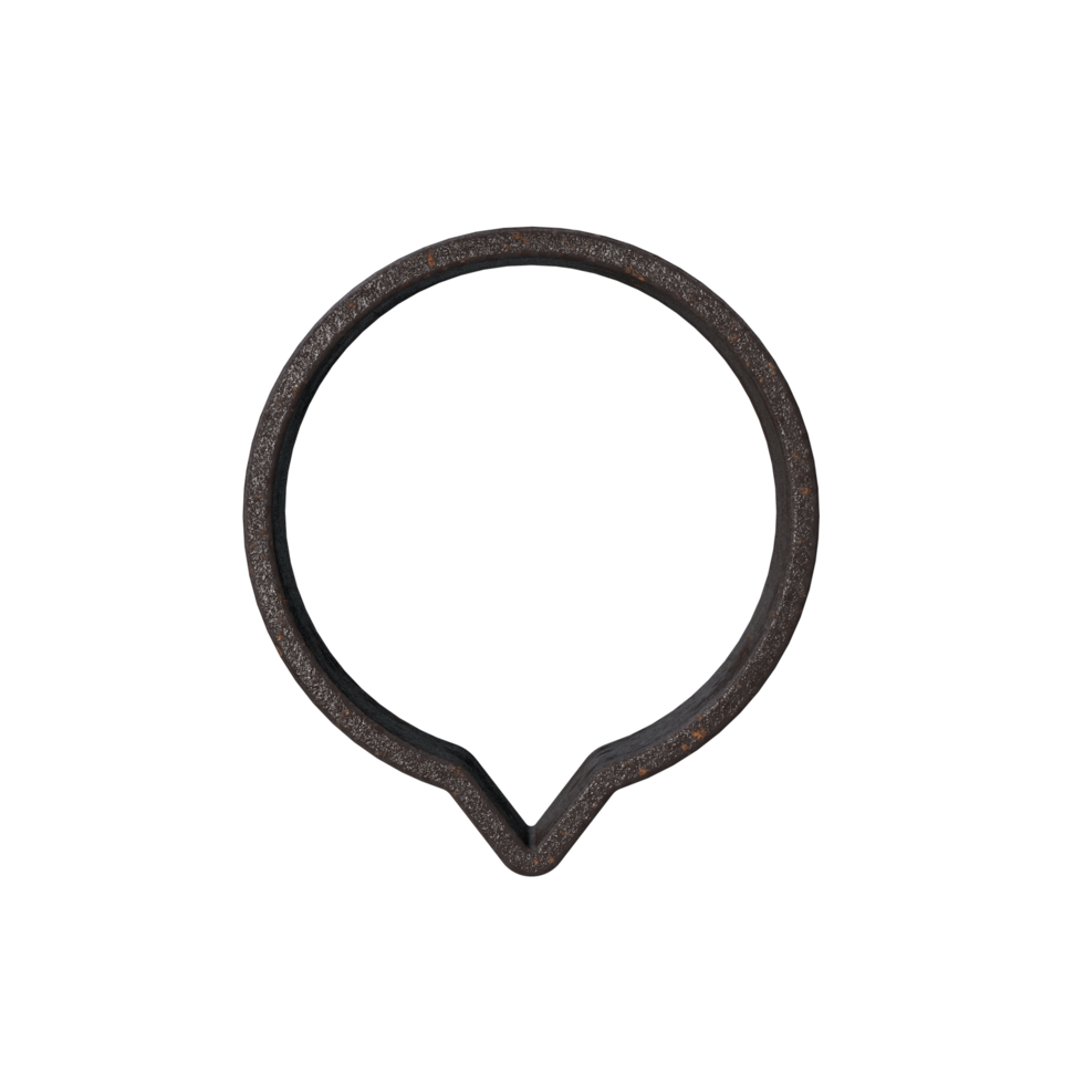 Realistic Frame 3D Rendering png