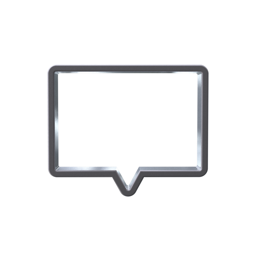 Realistic Frame 3D Rendering png