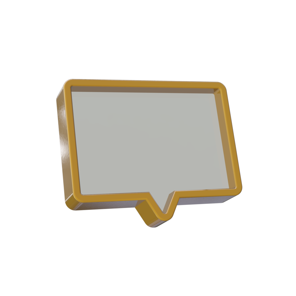 Realistic Frame 3D Rendering png