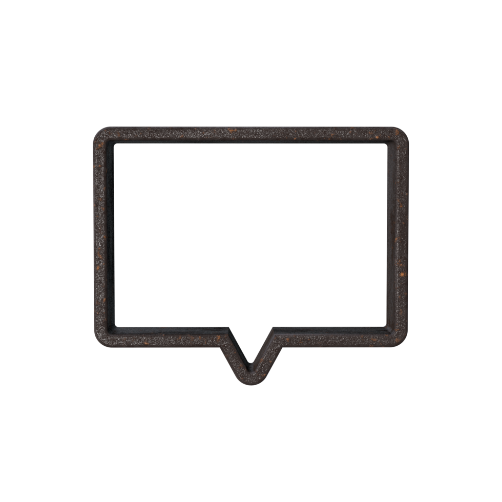 Realistic Frame 3D Rendering png