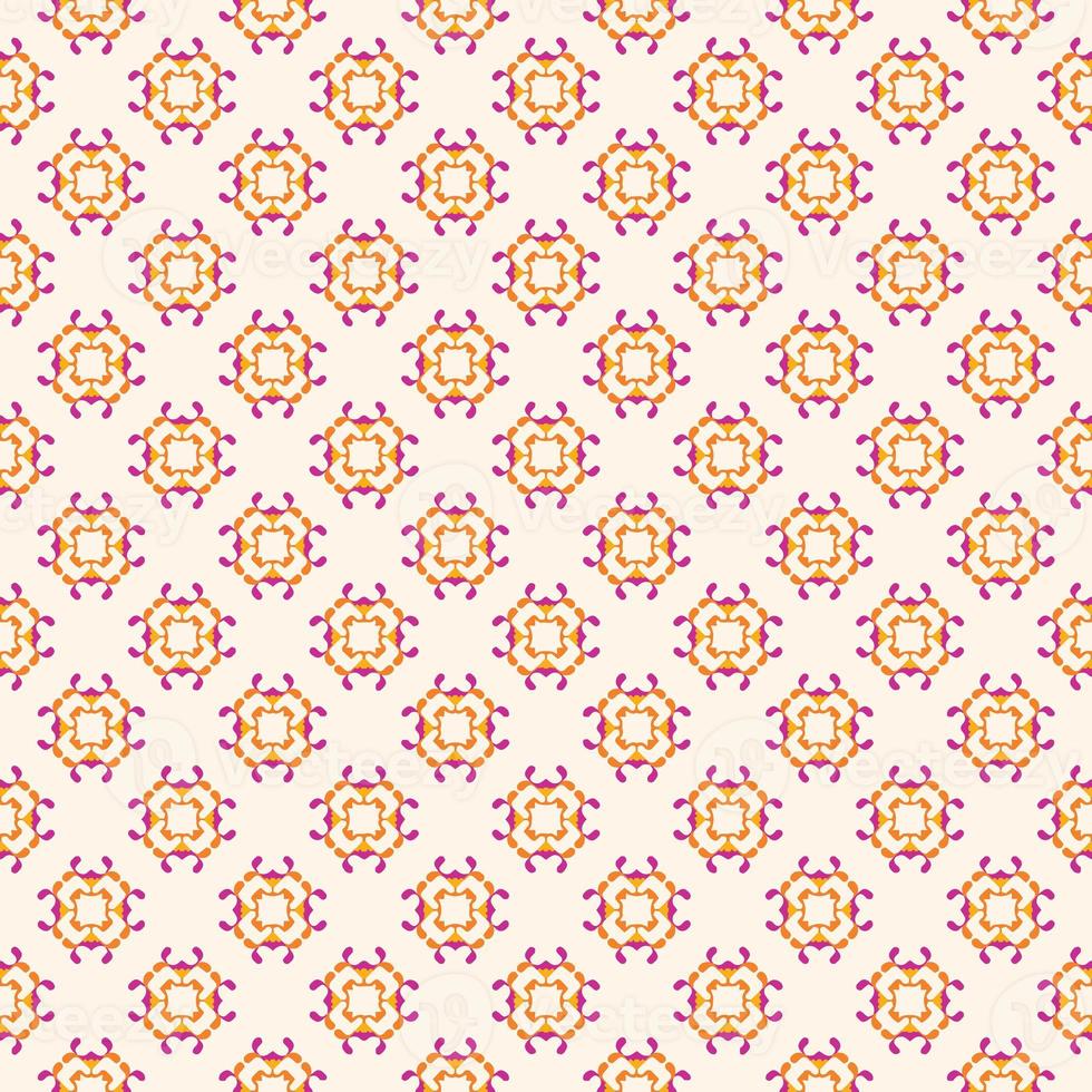 Multi color seamless pattern texture and template. Multicolored. Colorful ornamental graphic design. Colored mosaic ornaments. Vector illustration. photo