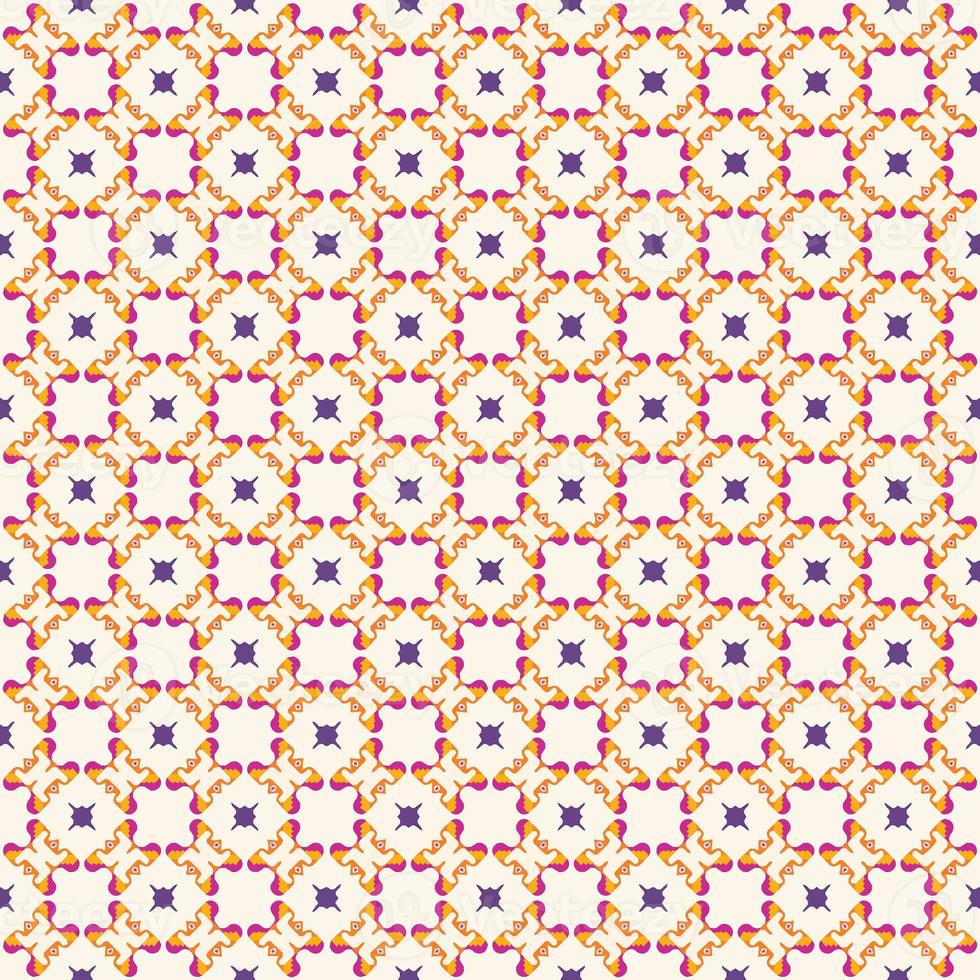 Multi color seamless pattern texture and template. Multicolored. Colorful ornamental graphic design. Colored mosaic ornaments. Vector illustration. photo
