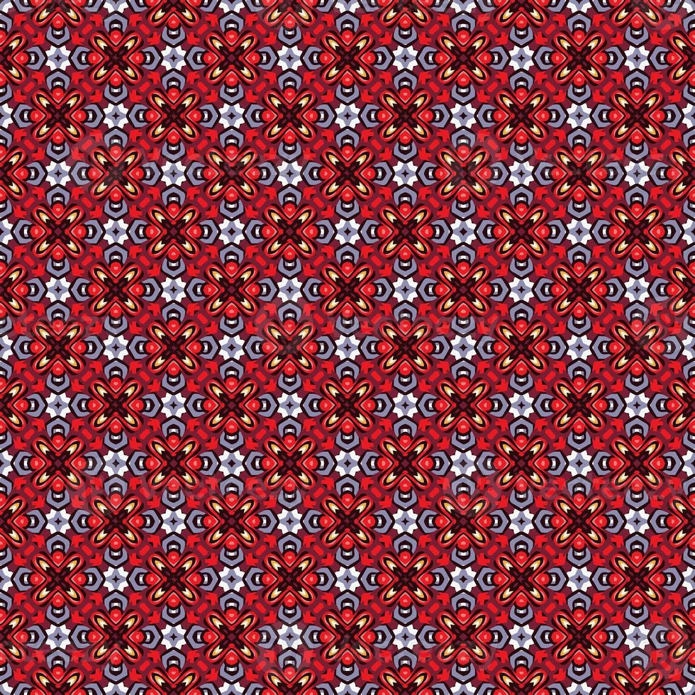 Multi color seamless pattern texture and template. Multicolored. Colorful ornamental graphic design. Colored mosaic ornaments. Vector illustration. photo