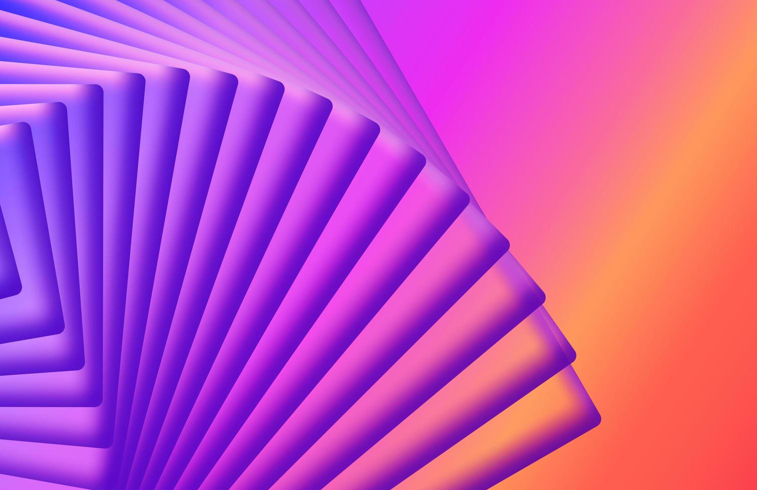 Purple and orange background with a spiral pattern. photo