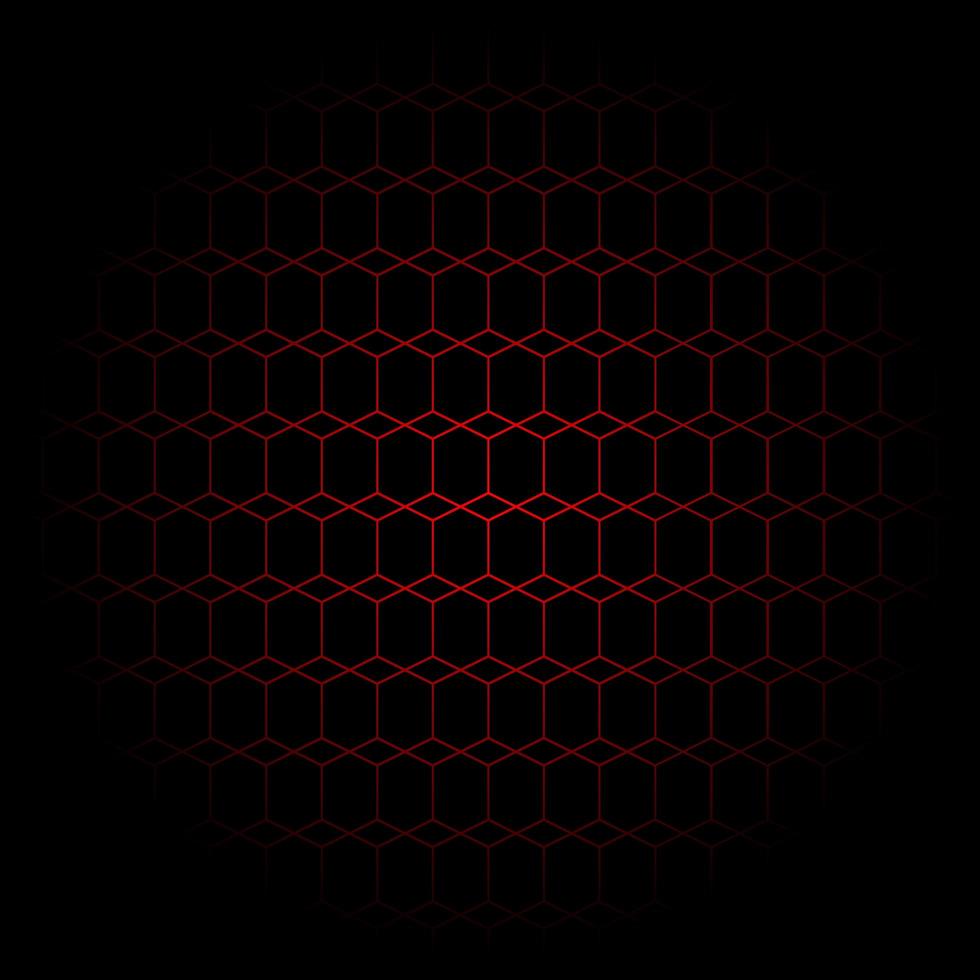 A red hexagon pattern with the background of the hexagon pattern. photo