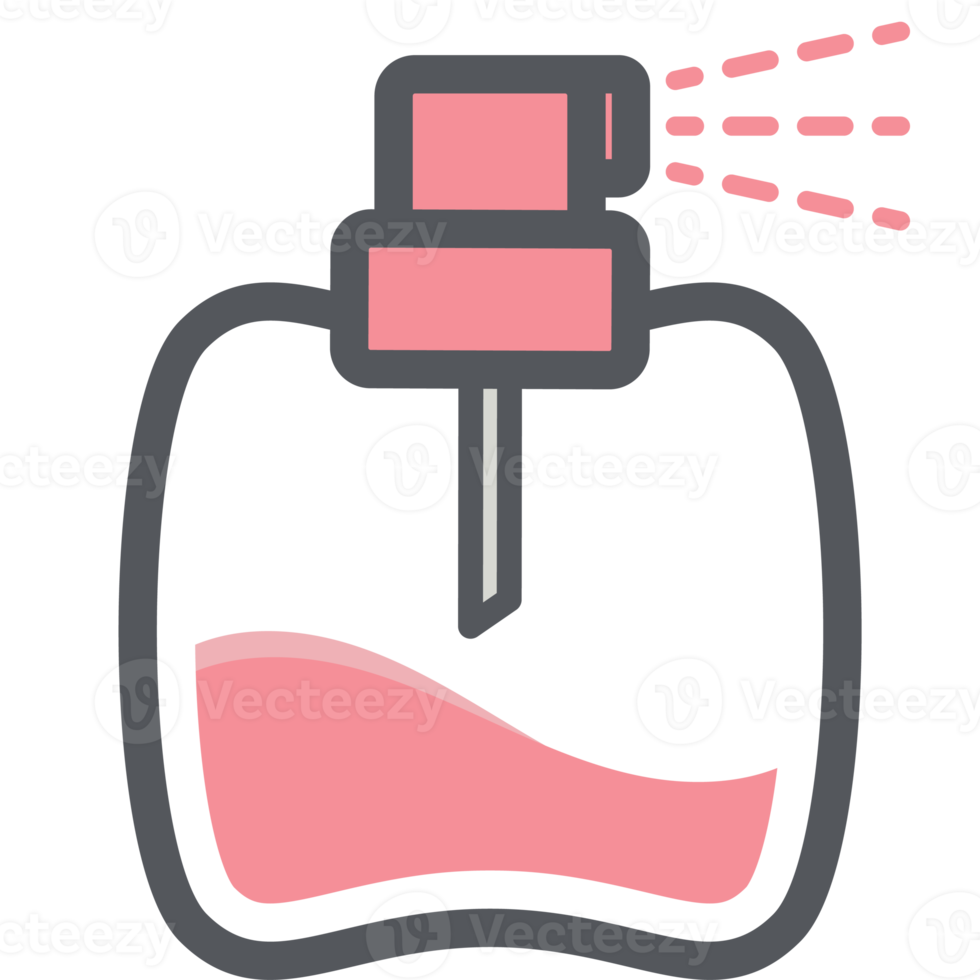 perfume rociar botella estético dibujo logo símbolo png