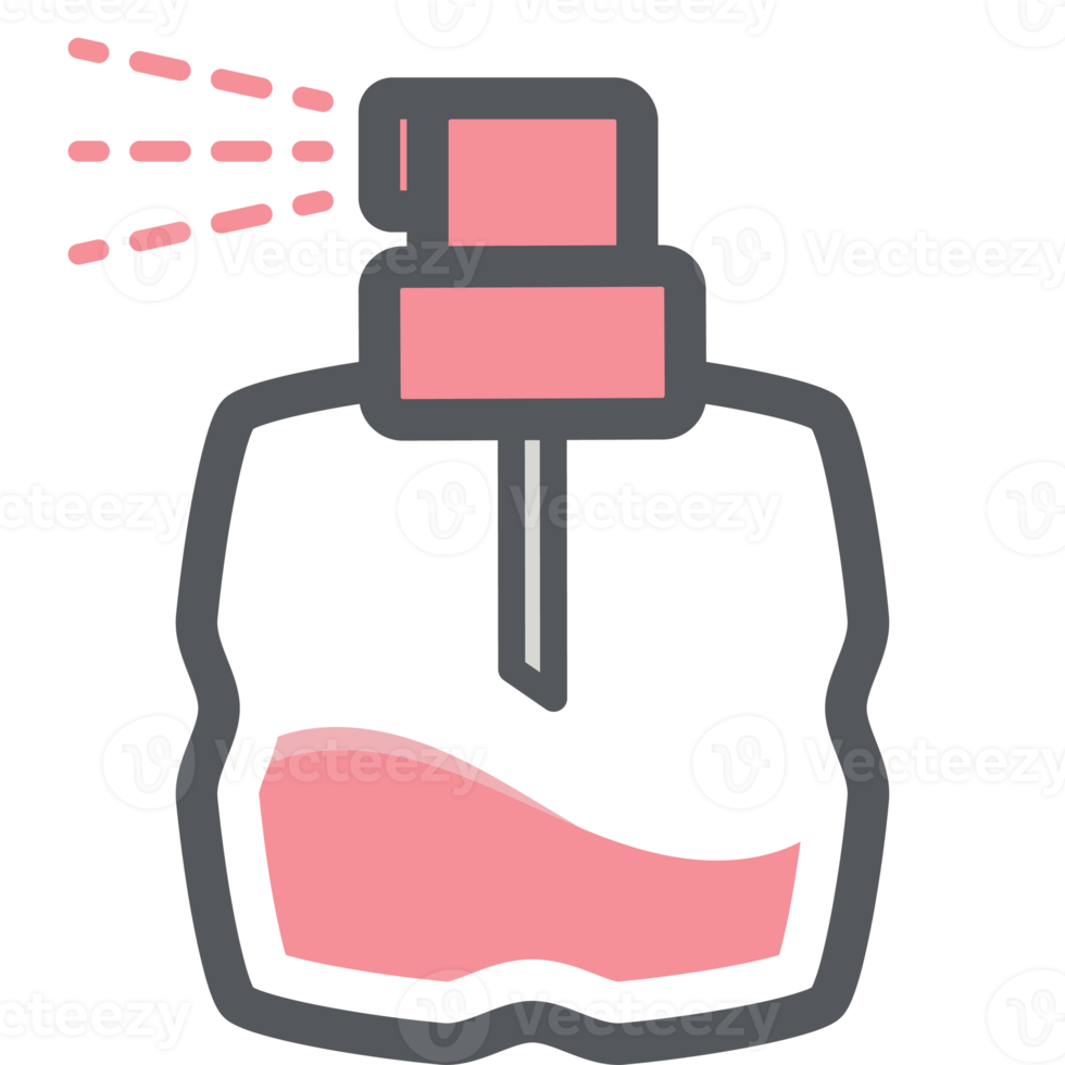 parfum vaporisateur bouteille esthétique dessin logo symbole png