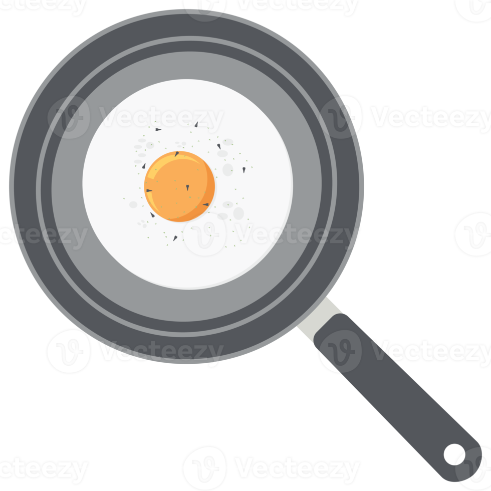 gebakken ei dooier frituren portie voedsel png