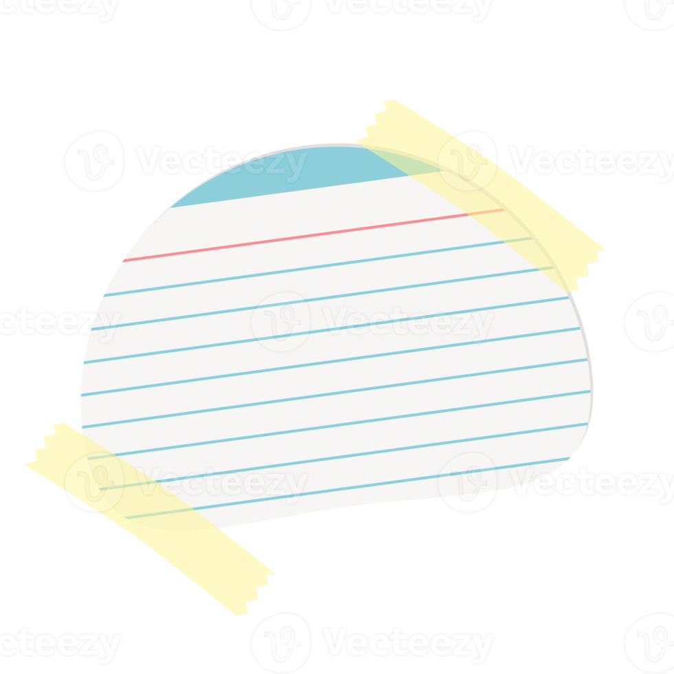 Sticky Paper Note Duct Washi Tape Bullet Journal png