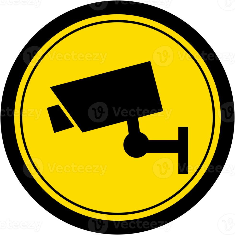 pegatina cctv cámara logo símbolo icono png