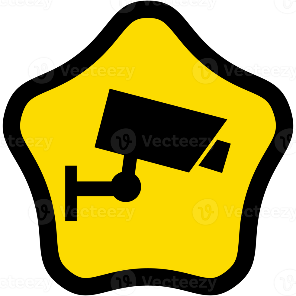 pegatina cctv cámara logo símbolo icono png