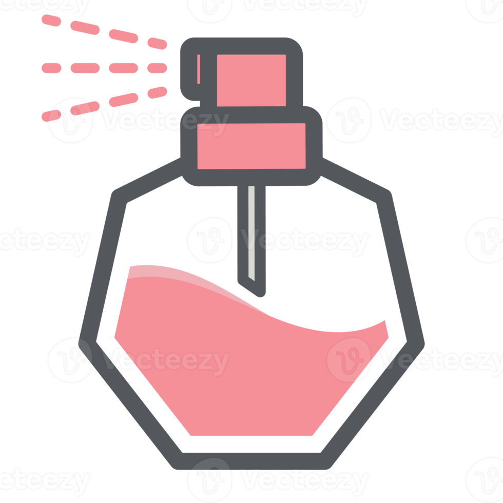 Parfüm sprühen Flasche ästhetisch Zeichnung Logo Symbol png