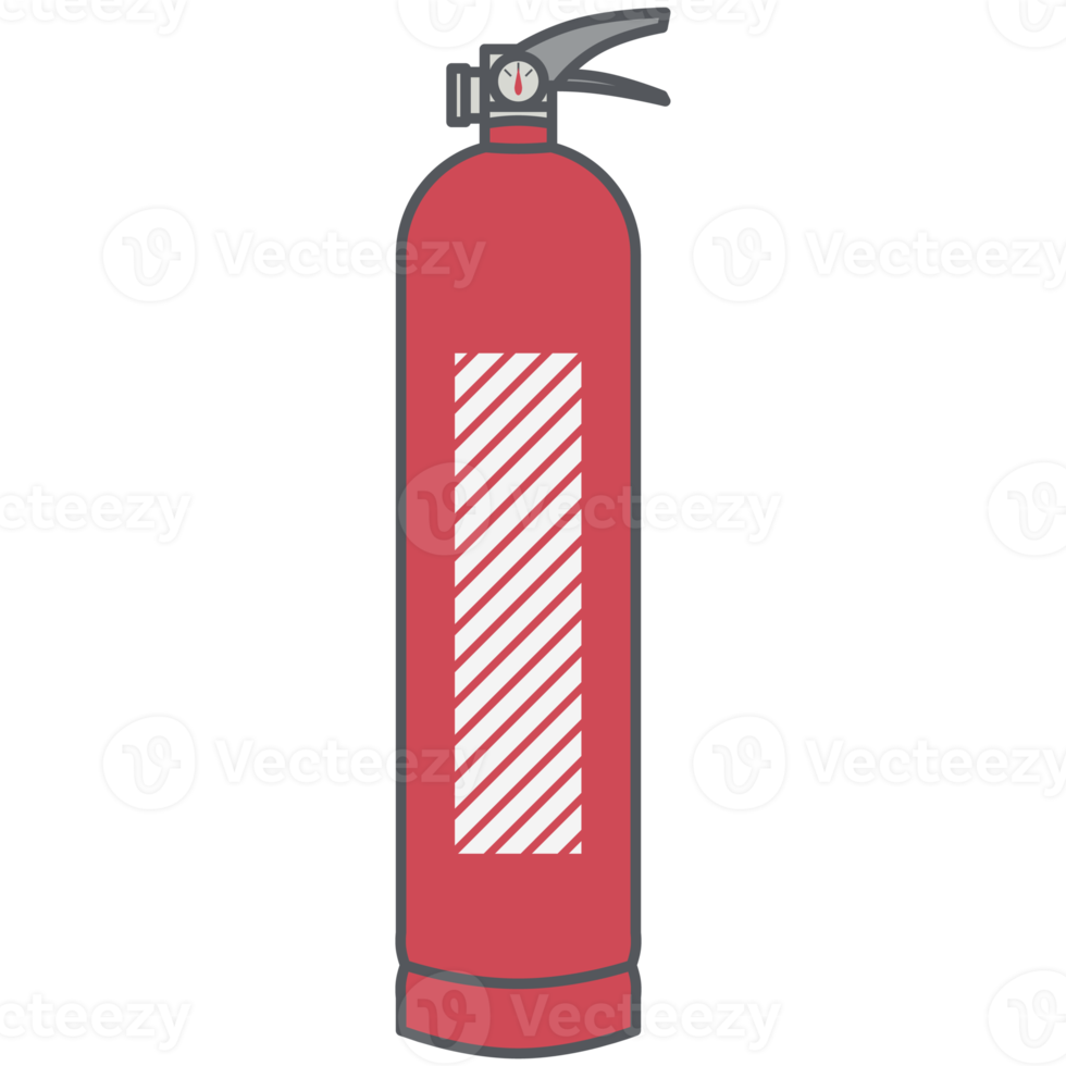 Portable Mini Fire extinguisher Emergency Model png