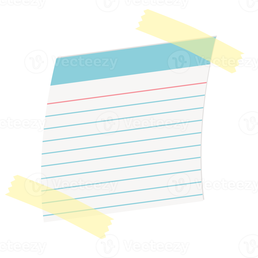 Sticky Paper Note Duct Washi Tape Bullet Journal png