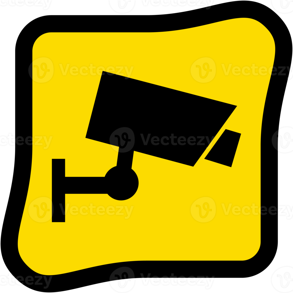 klistermärke cCTV kamera logotyp symbol ikon png