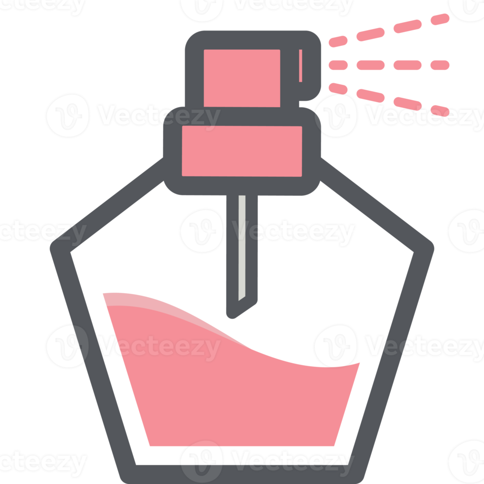 Parfüm sprühen Flasche ästhetisch Zeichnung Logo Symbol png