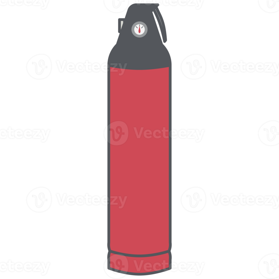 Portable Mini Fire extinguisher Emergency Model png