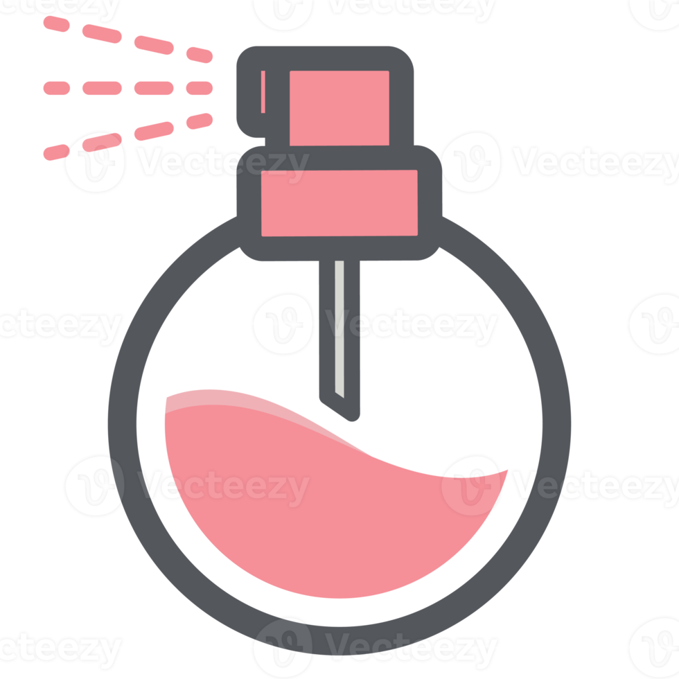 perfume rociar botella estético dibujo logo símbolo png