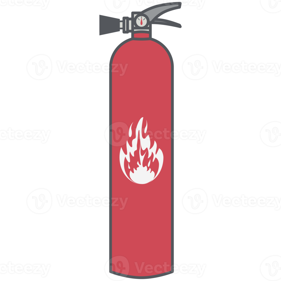 Portable Mini Fire extinguisher Emergency Model png