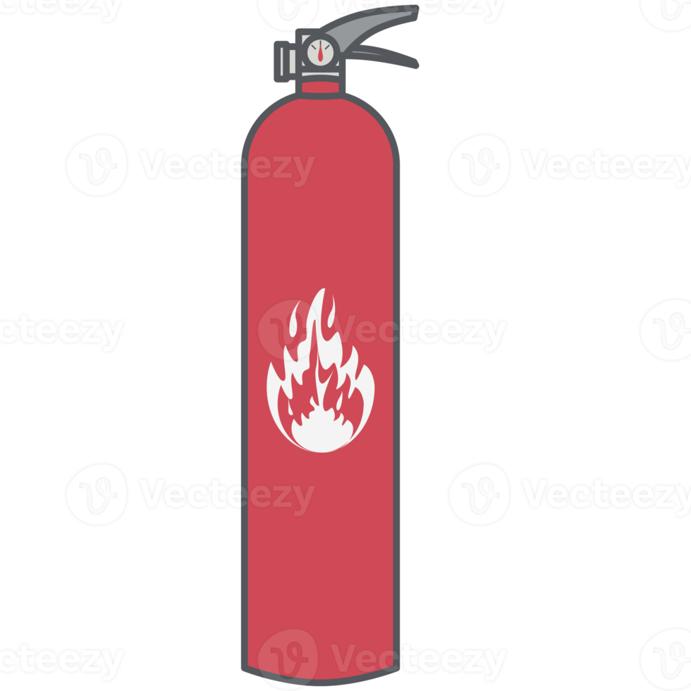 Portable Mini Fire extinguisher Emergency Model png