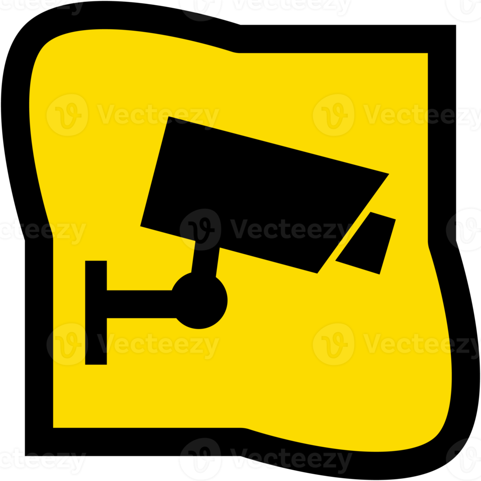 klistermärke cCTV kamera logotyp symbol ikon png