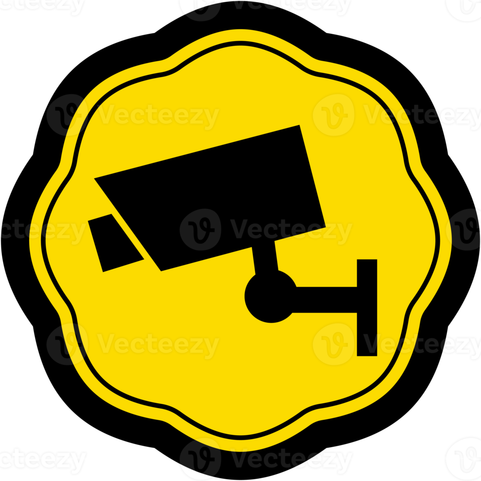 sticker cctv camera logo symbool icoon png