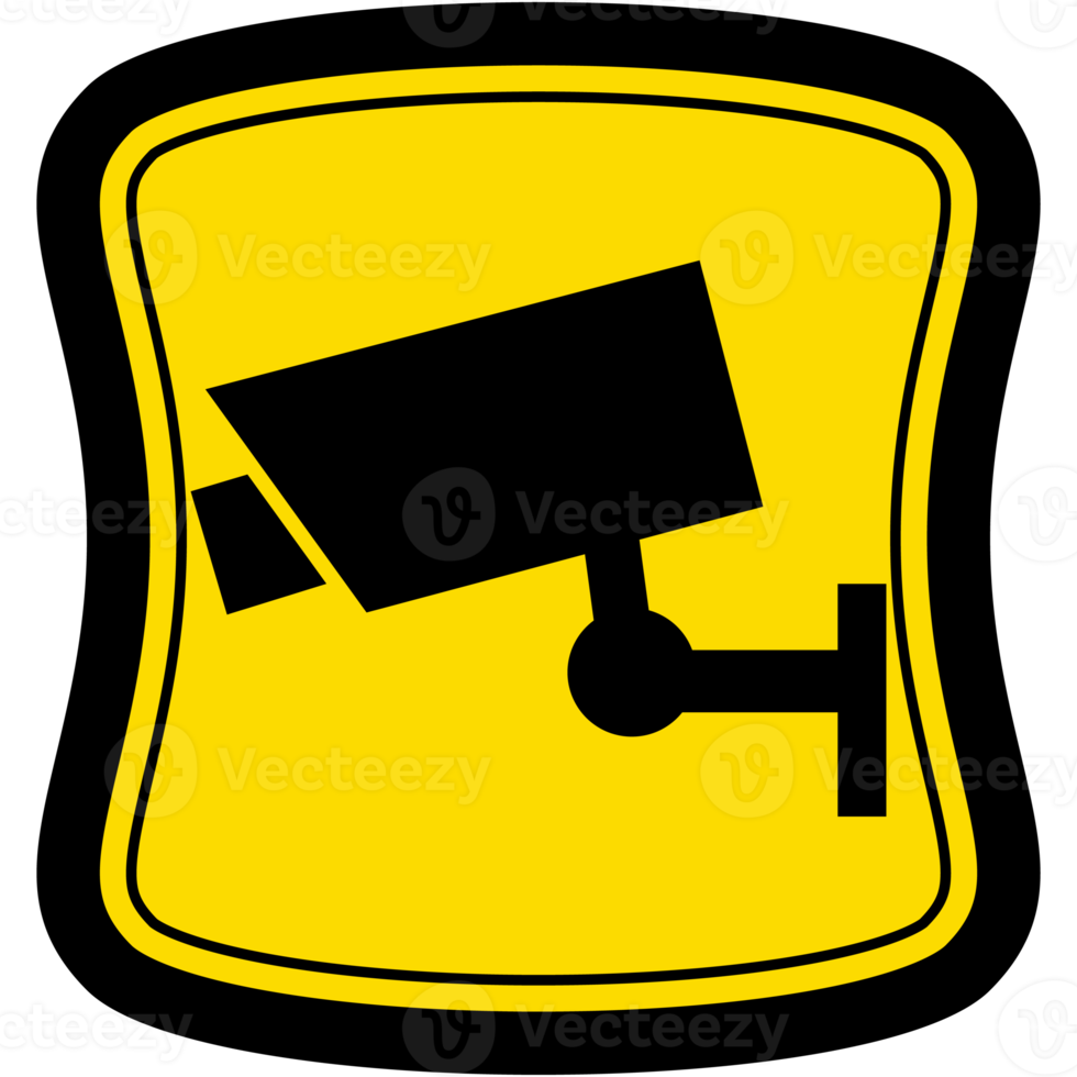 pegatina cctv cámara logo símbolo icono png