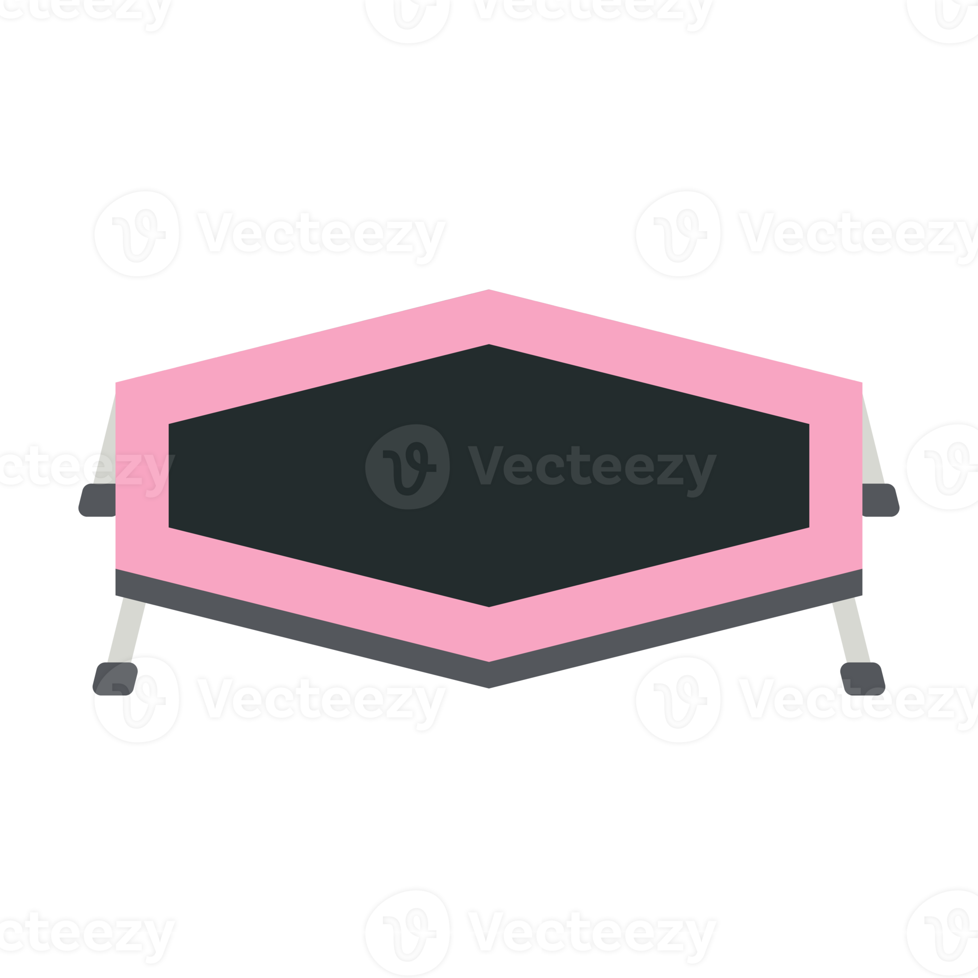 Free trampoline jumping kids playground children sport isometric area