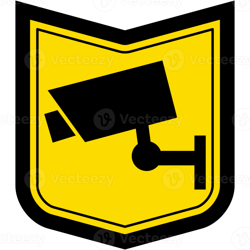 autocollant vidéosurveillance caméra logo symbole icône png