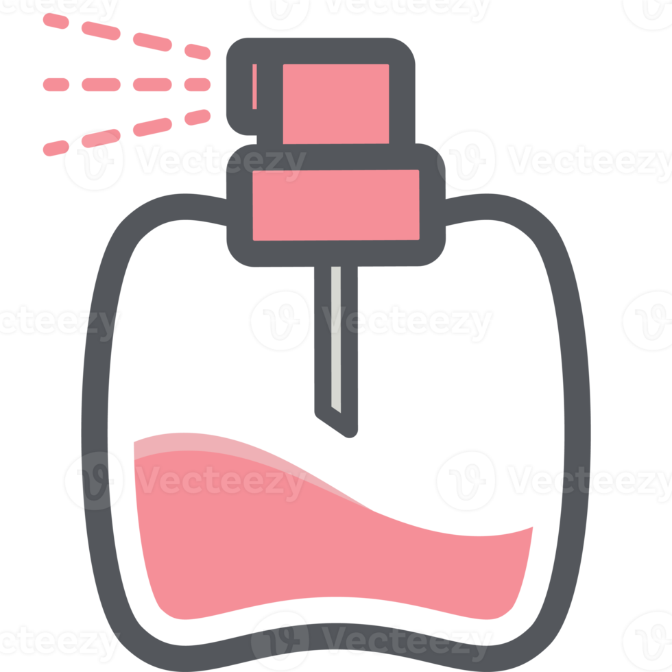 perfume rociar botella estético dibujo logo símbolo png