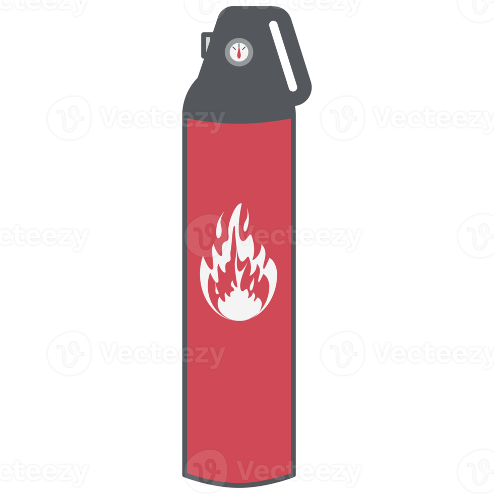 Portable Mini Fire extinguisher Emergency Model png