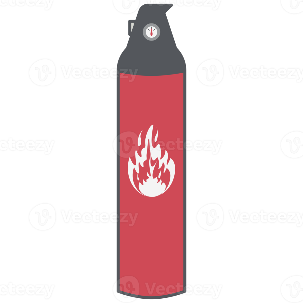 Portable Mini Fire extinguisher Emergency Model png