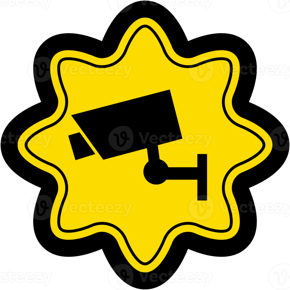 sticker cctv camera logo symbool icoon png