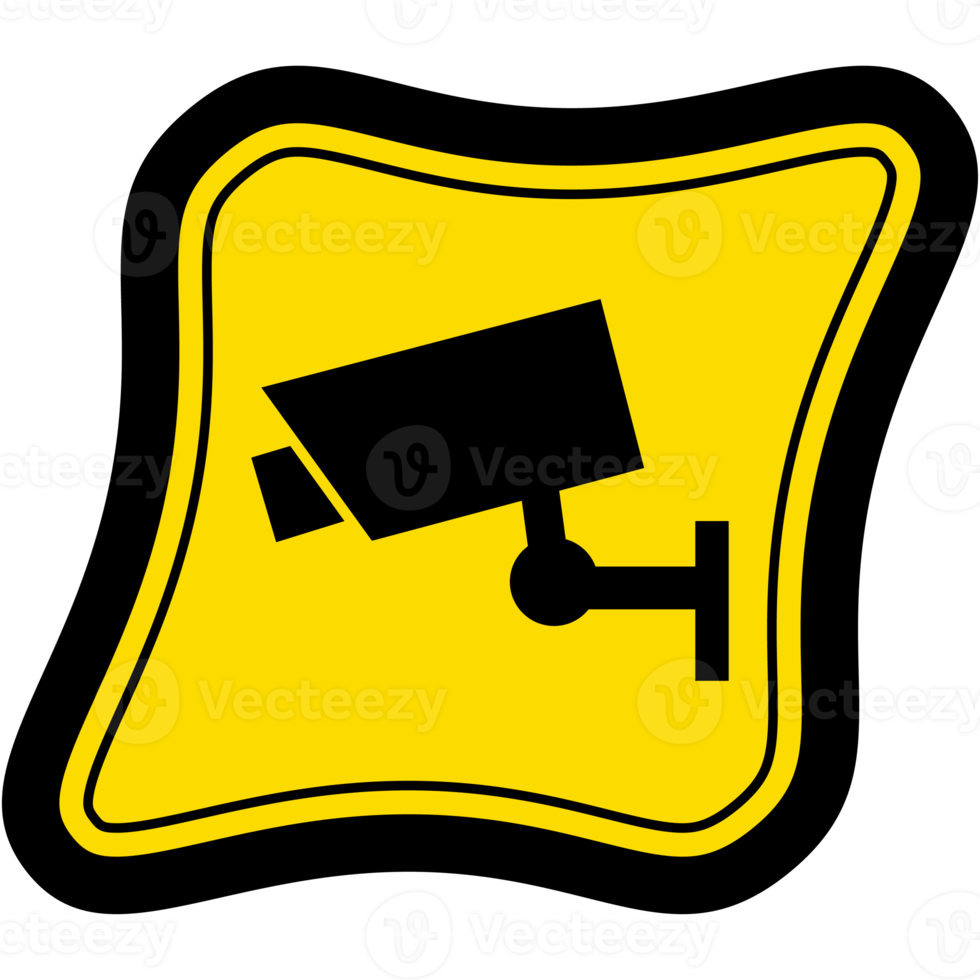 autocollant vidéosurveillance caméra logo symbole icône png