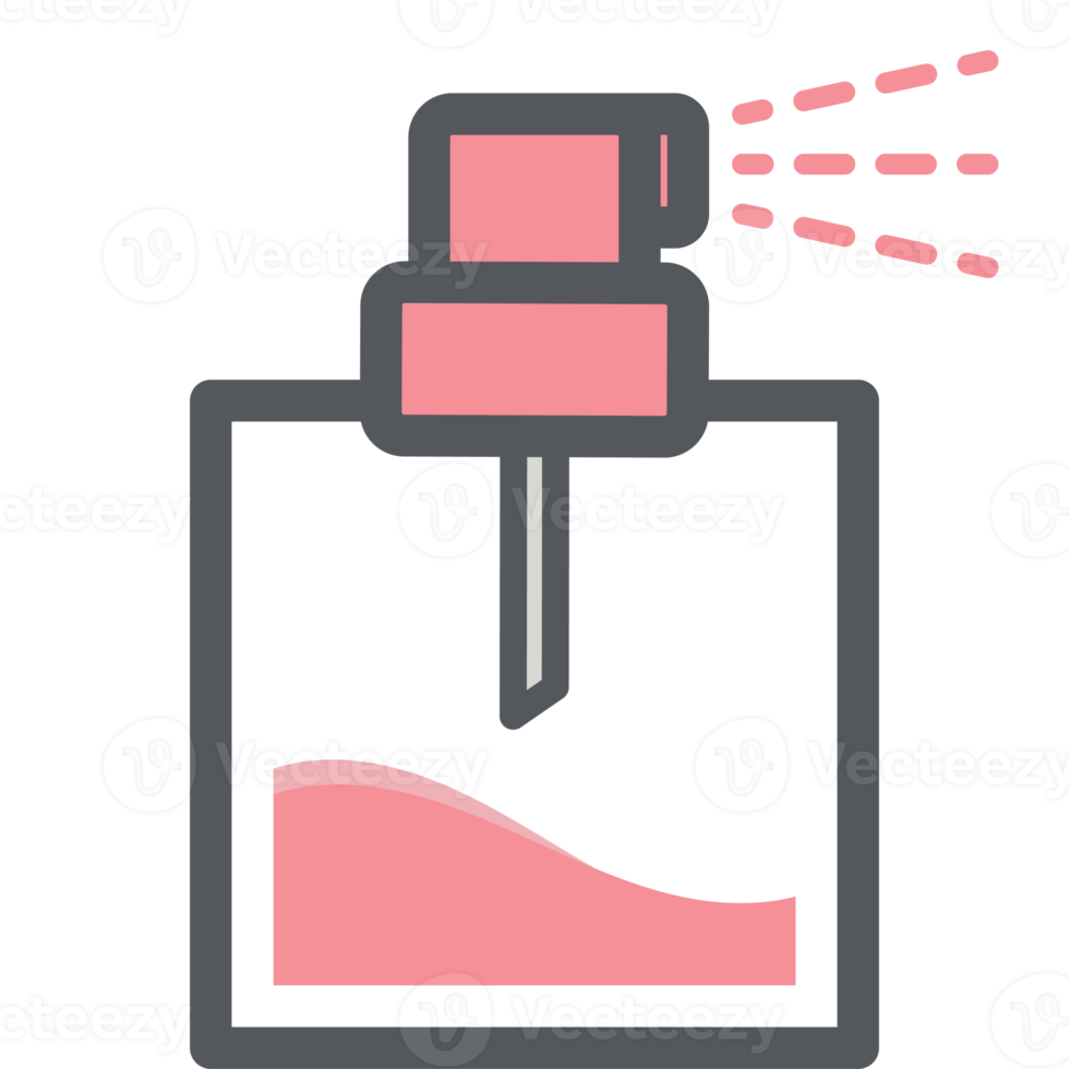 parfym spray flaska estetisk teckning logotyp symbol png