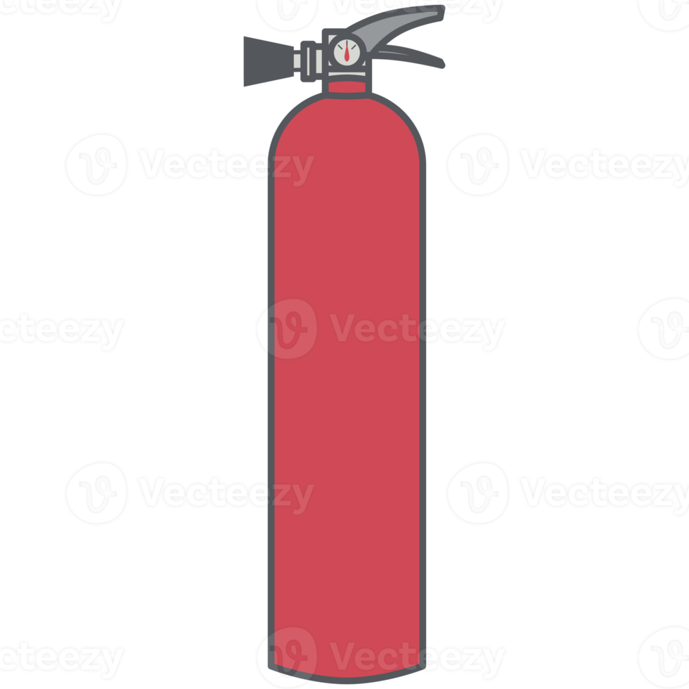 Portable Mini Fire extinguisher Emergency Model png