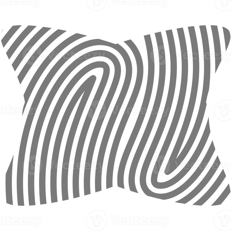 estetico impronta digitale di base forma classico linea png