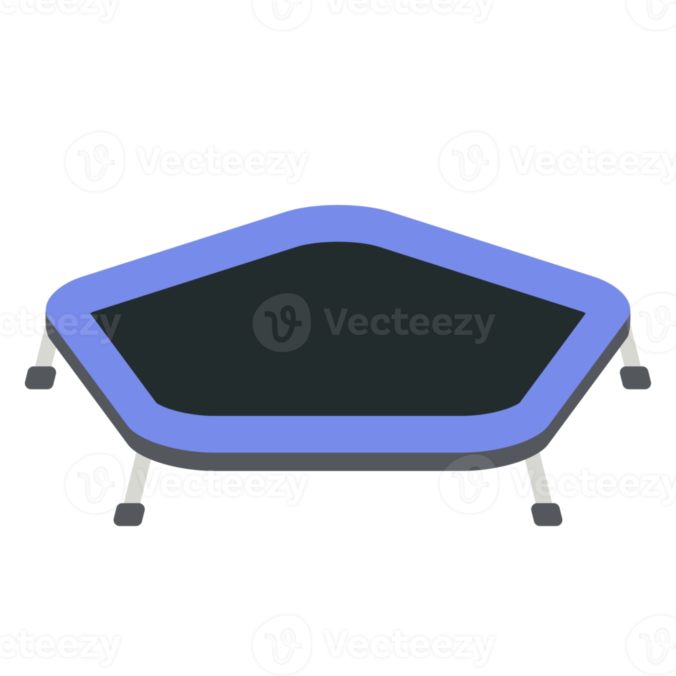 trampoline jumping kids playground children sport isometric area png