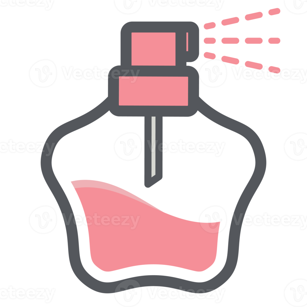 perfume rociar botella estético dibujo logo símbolo png