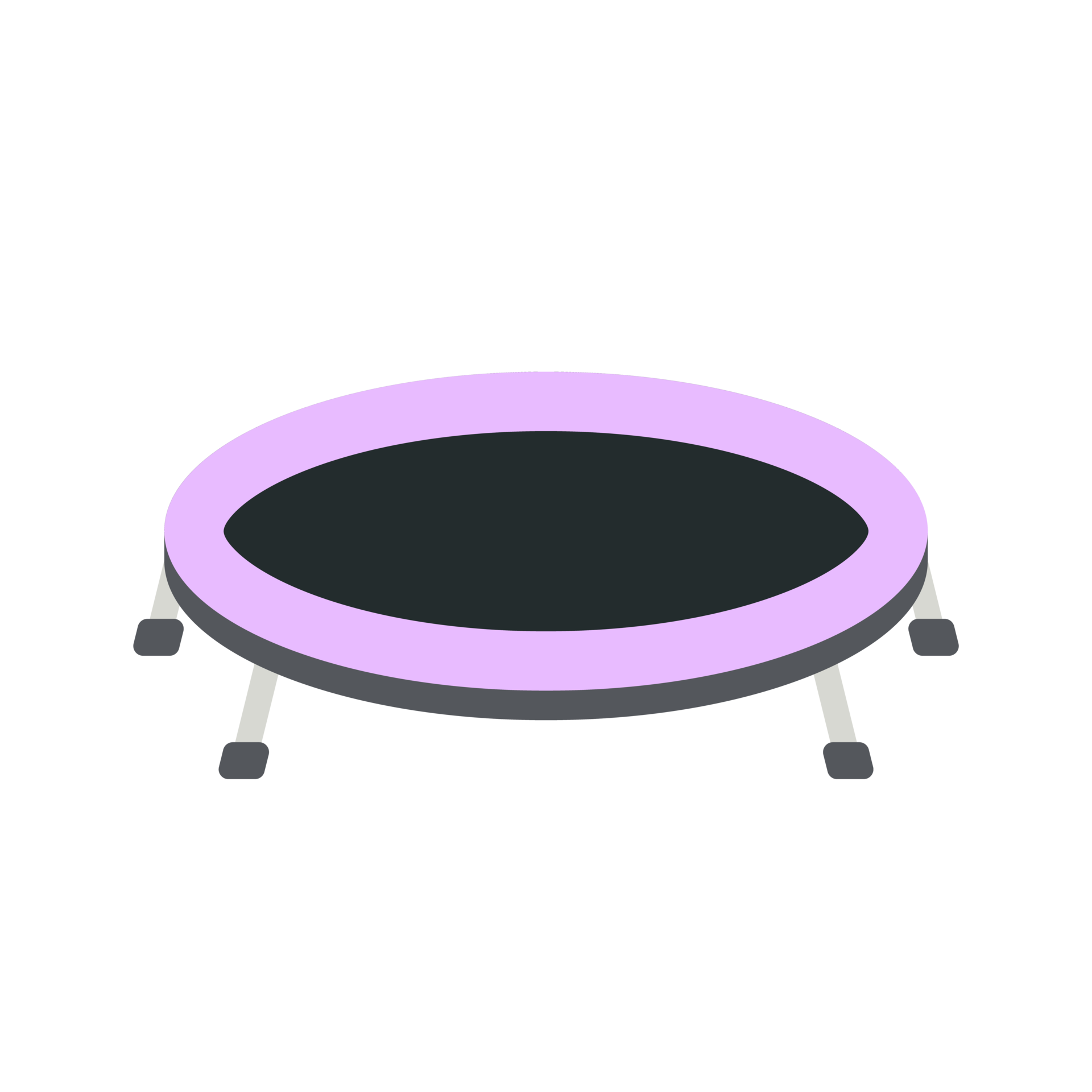 Free trampoline jumping kids playground children sport isometric area