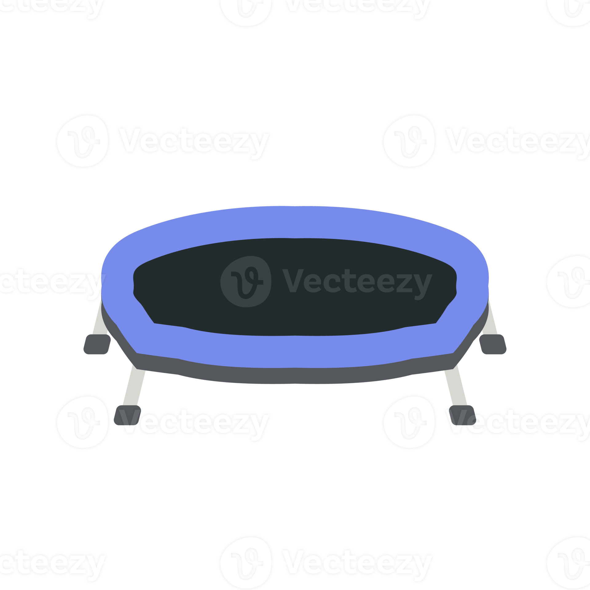 trampoline jumping kids playground children sport isometric area