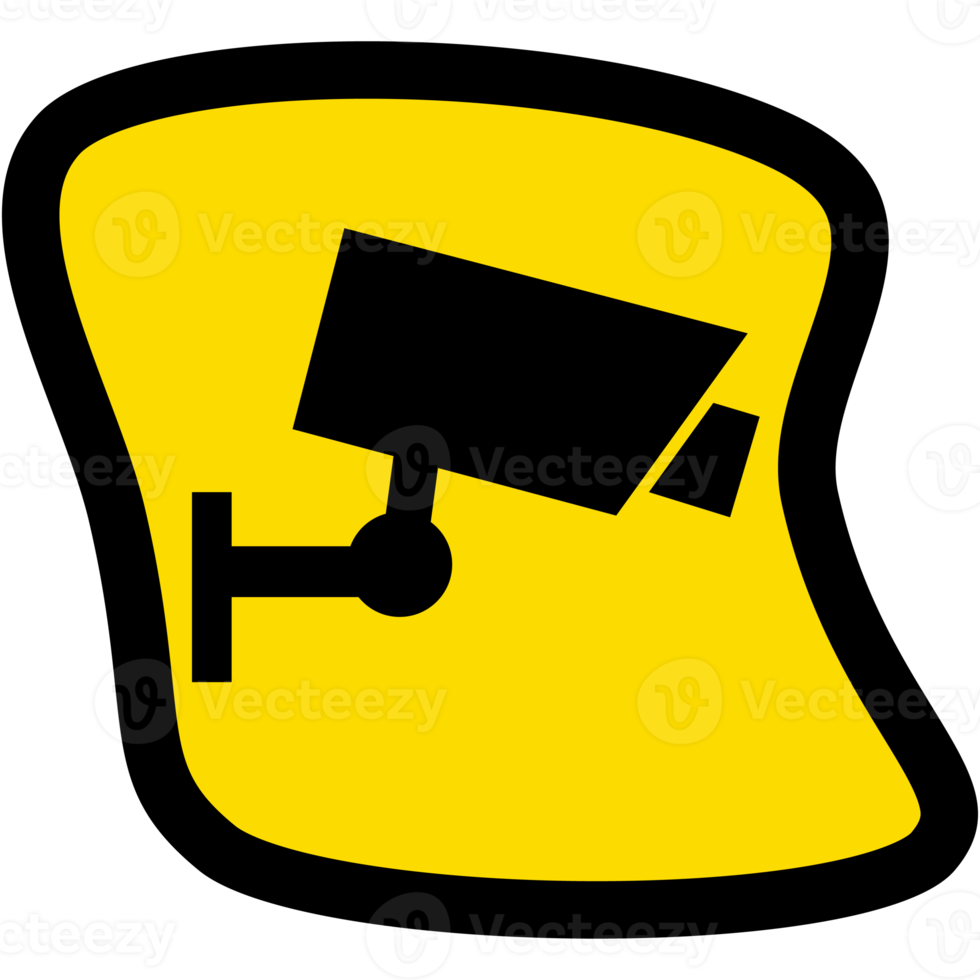 klistermärke cCTV kamera logotyp symbol ikon png