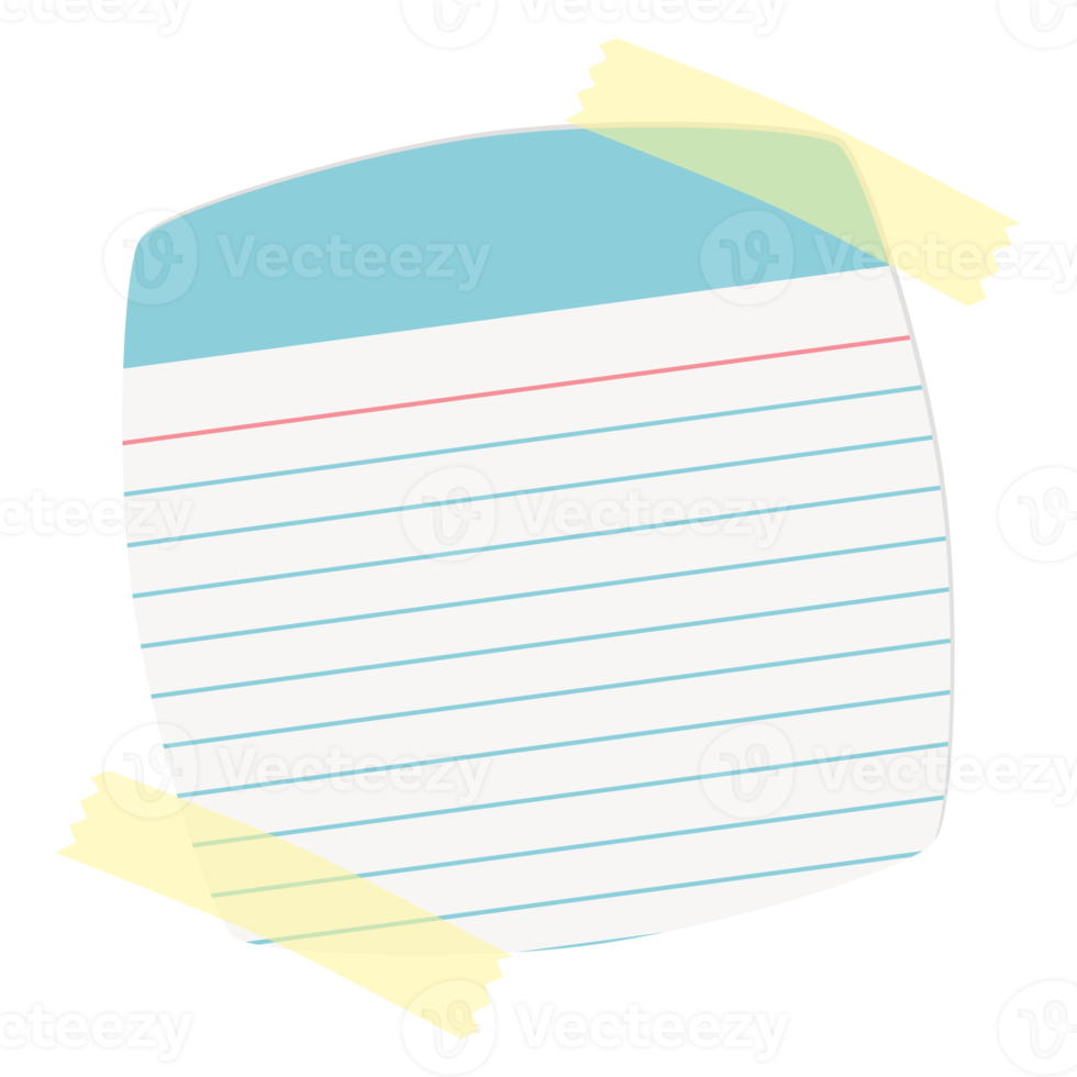 Sticky Paper Note Duct Washi Tape Bullet Journal png