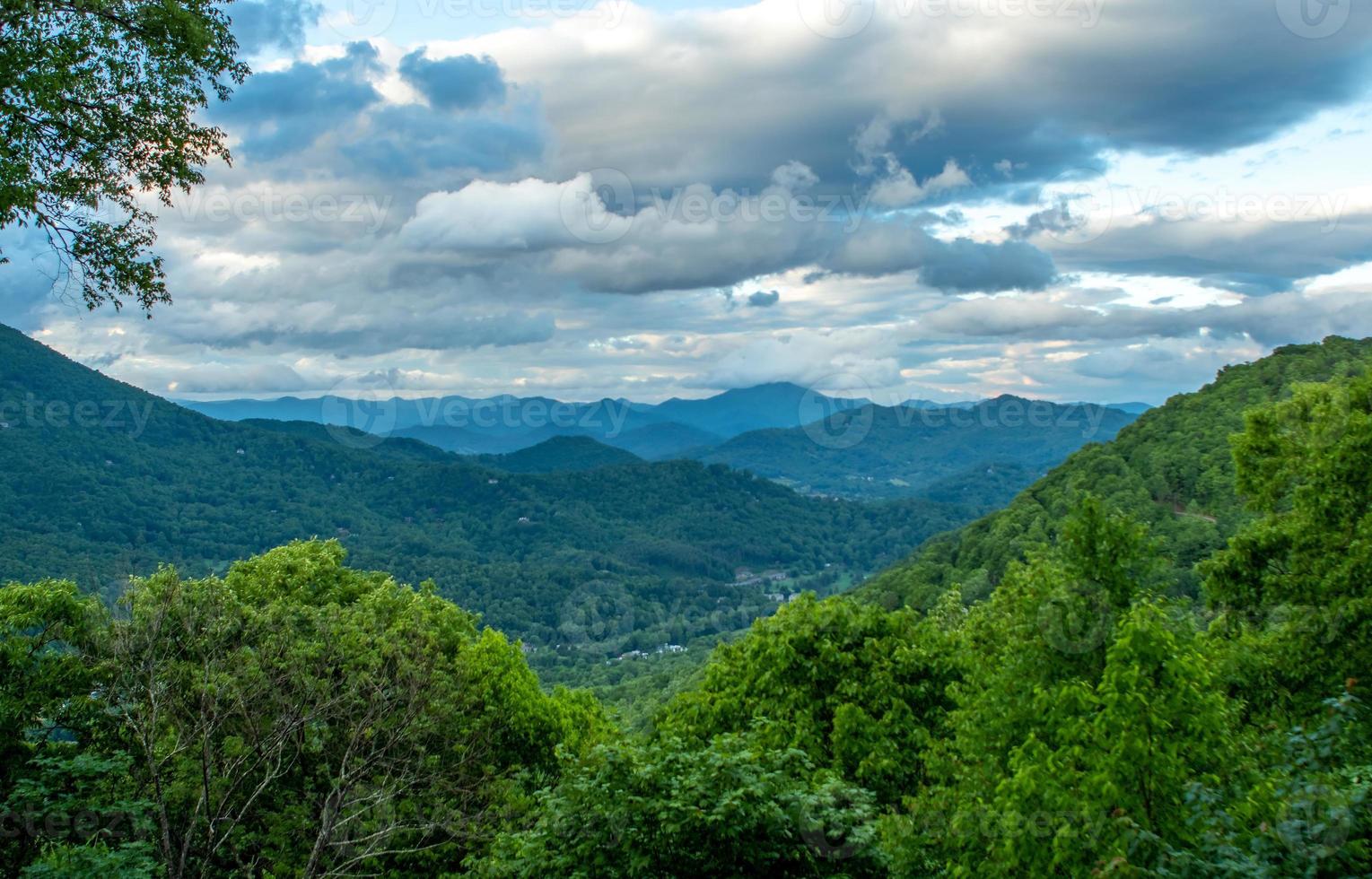 beautiful nature landscape scenes at maggie valley north carolina photo